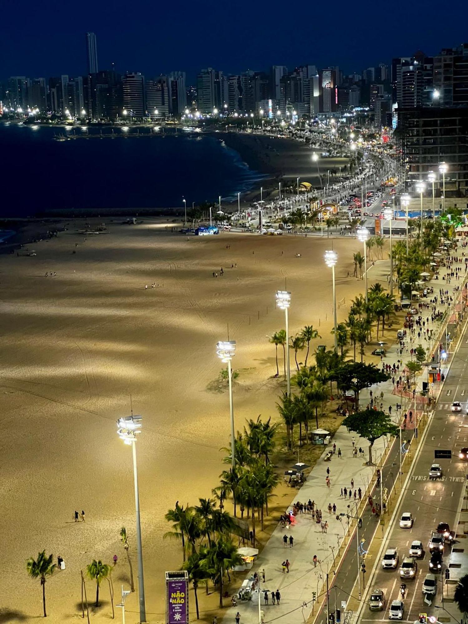 Flat Praia De Iracema Vista Mar فورتاليز المظهر الخارجي الصورة