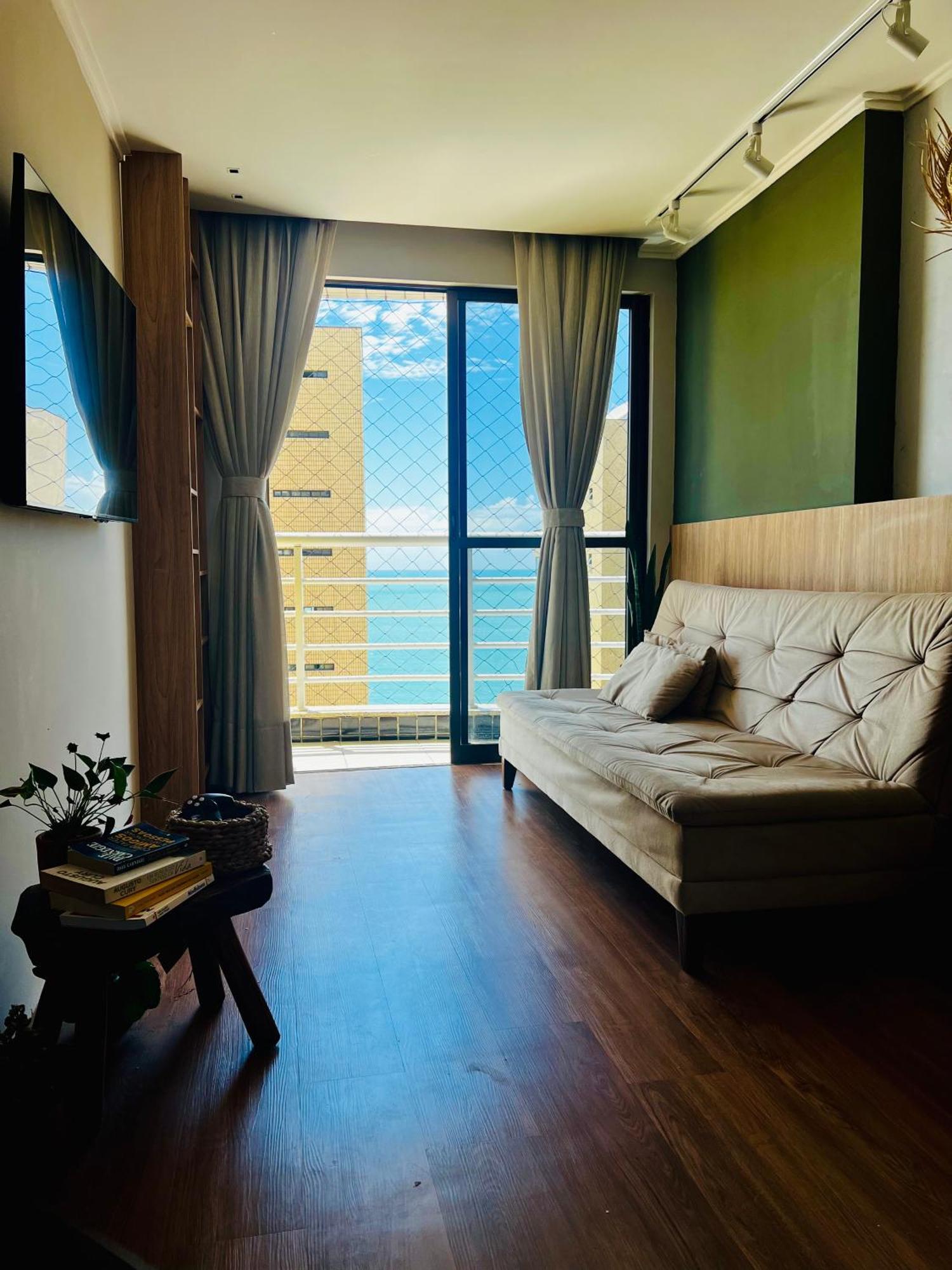 Flat Praia De Iracema Vista Mar فورتاليز المظهر الخارجي الصورة