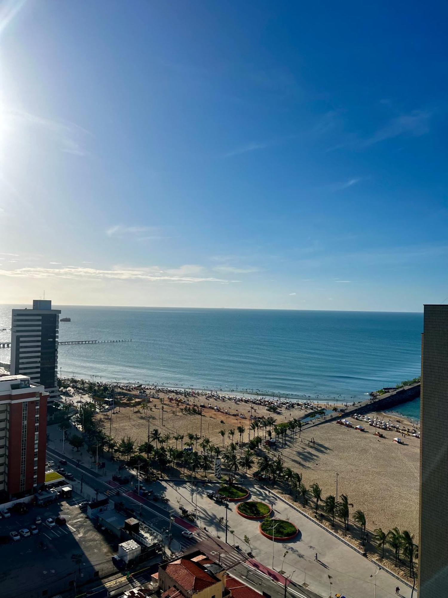 Flat Praia De Iracema Vista Mar فورتاليز المظهر الخارجي الصورة